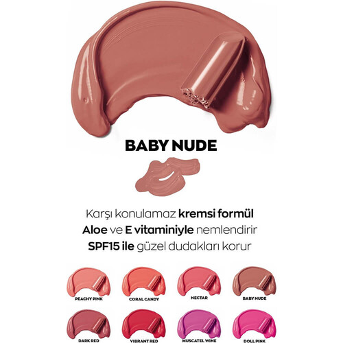 Avon Color Trend Kiss Creamy Ruj - Baby Nude - Thumbnail