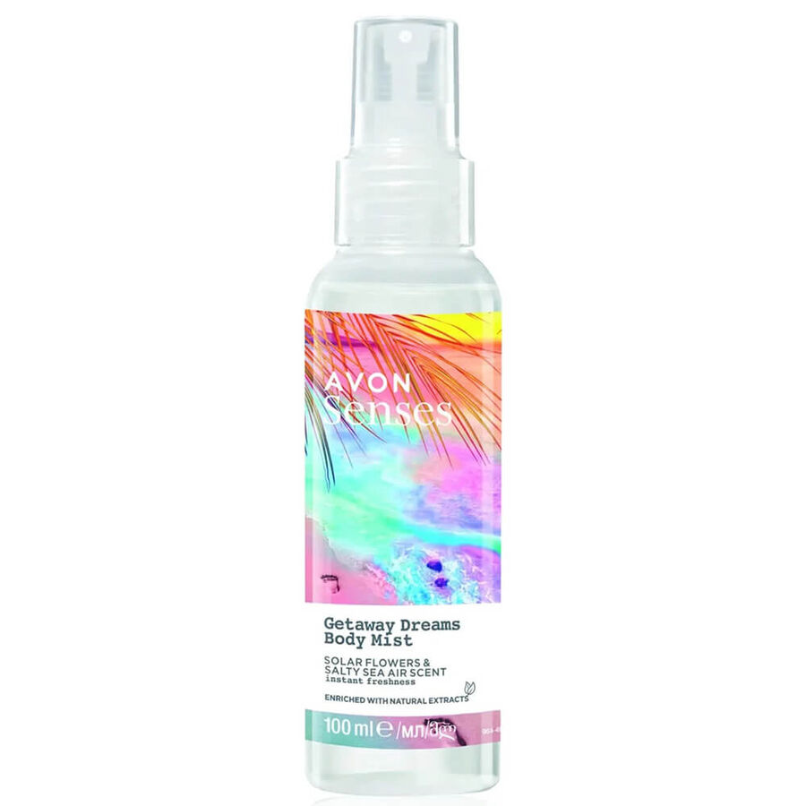 Avon - Avon Senses Getaway Dreams Deniz Tuzu ve Güneş Çiçeği Kokulu Vücut Spreyi100 ML