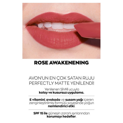 Avon Ultra Mat Ruj - Rose Awakening - Thumbnail