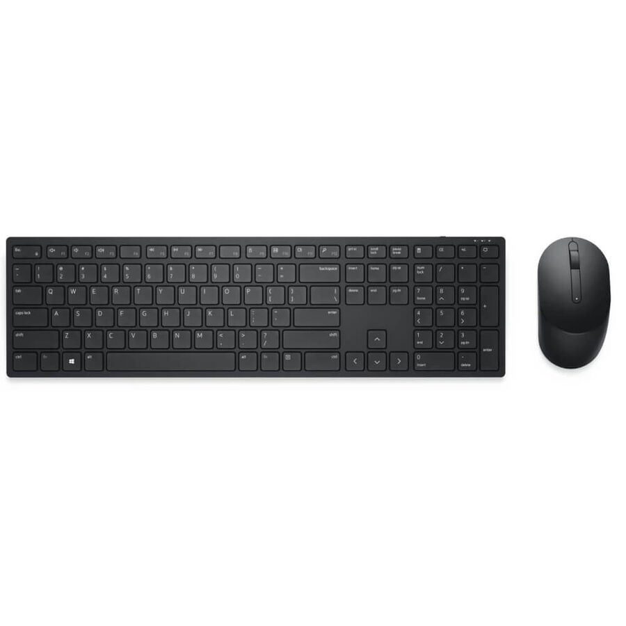 DELL - Dell Q Türkçe Siyah Kablosuz Klavye Mouse Seti KM5221W 580-AJRB
