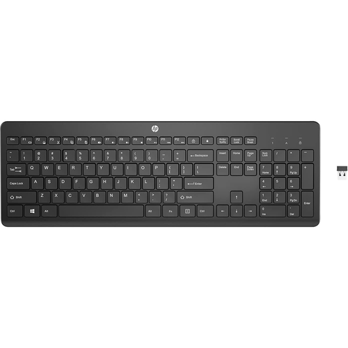 HP 230 Kablosuz Siyah Klavye İngilizce 3L1E7AA - Thumbnail