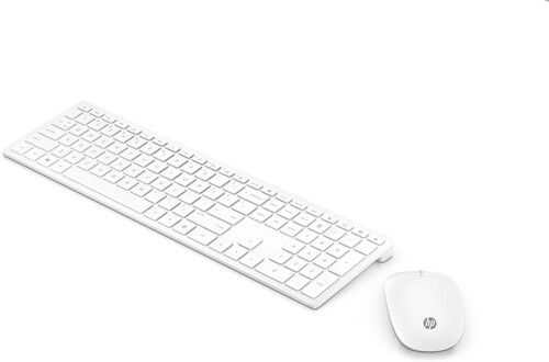 HP 800 Pavilion Kablosuz Klavye Mouse İngilize Beyaz 4CF00AA - Thumbnail