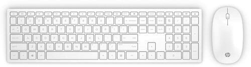 HP 800 Pavilion Kablosuz Klavye Mouse İngilize Beyaz 4CF00AA - Thumbnail