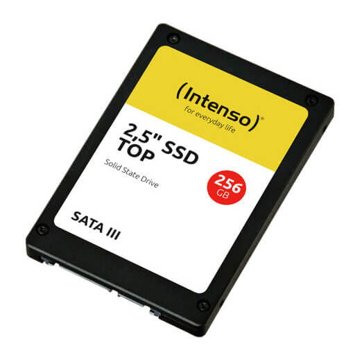  - Intenso 256GB Top 2.5" 520MB-500MB/S Sata III SSD Disk