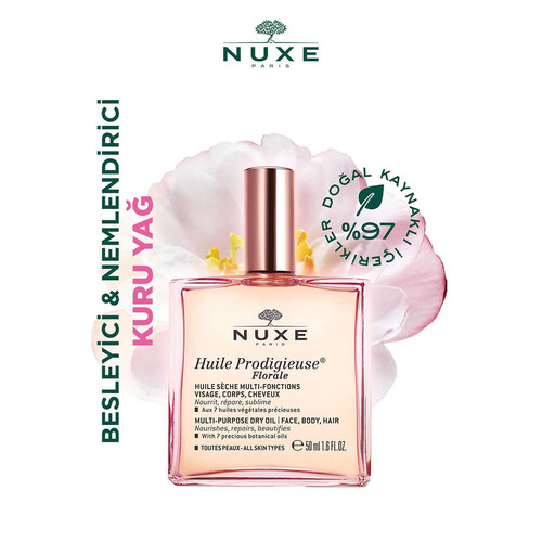 Nuxe Huile Prodigieuse Florale Çok Amaçlı Kuru Yağ 50 ml - Thumbnail