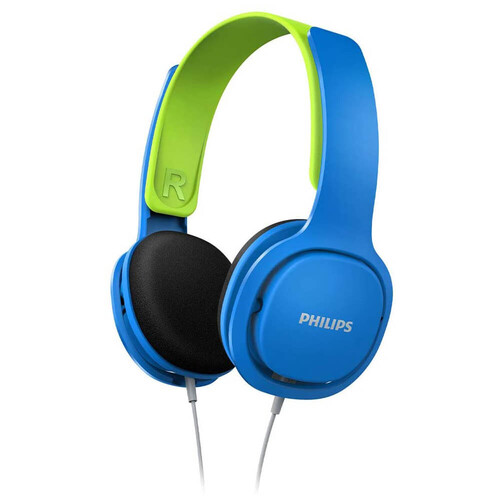 Philips SHK2000BL Kids On-Ear Mavi Yeşil Kablolu Kulaküstü Çocuk Kulaklığı - Thumbnail