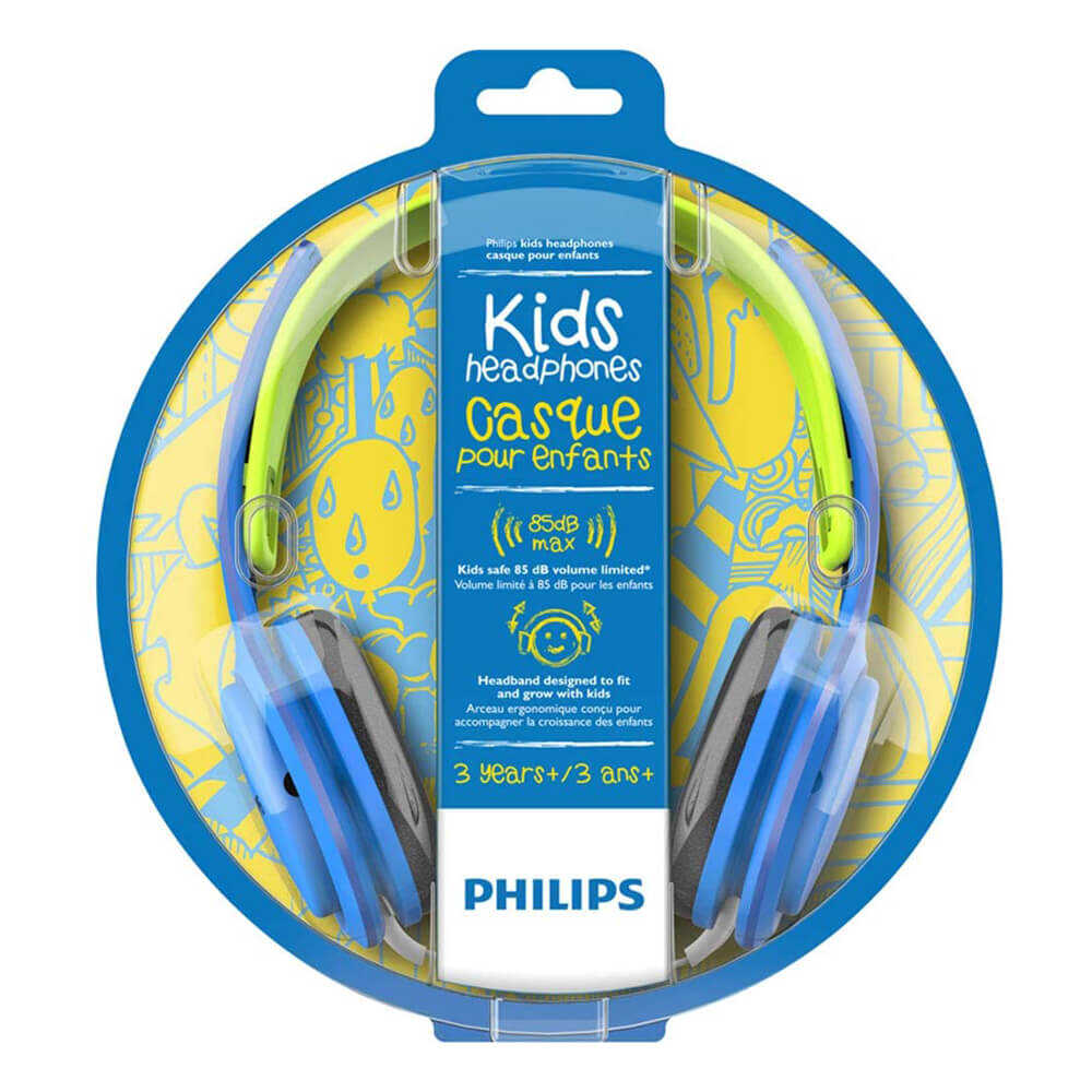 Philips SHK2000BL Kids On-Ear Mavi Yeşil Kablolu Kulaküstü Çocuk Kulaklığı