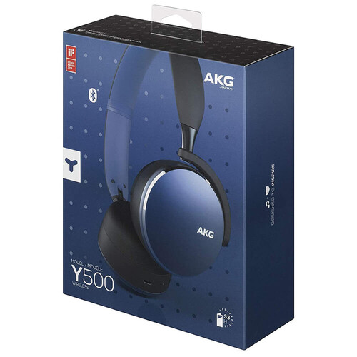 Samsung AKG Y500 Mavi Kablosuz Kulaklık - Thumbnail