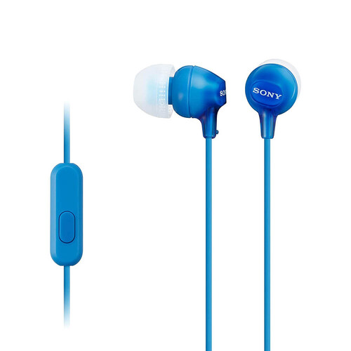 Sony MDR-EX15APL Mikrofonlu Kulak İçi Kulaklık - Mavi - Thumbnail