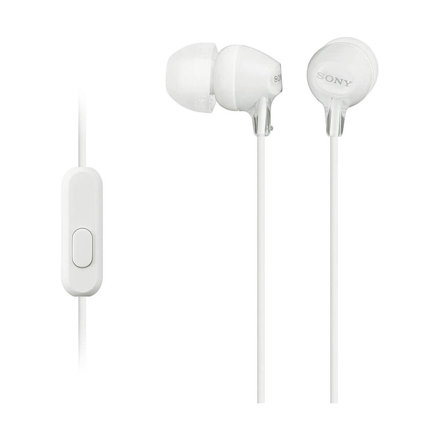 SONY - Sony MDR-EX15APW Mikrofonlu Kulak İçi Kulaklık - Beyaz