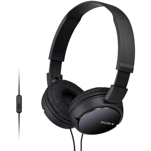 Sony MDR-ZX110APB Kulaküstü Mikrofonlu Siyah Kulaklık - Thumbnail