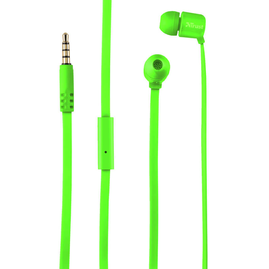 Trust 22108 Duga Neon Yeşil Mikrofonlu Kulakiçi Kulaklık