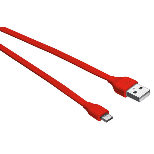 Trust 20137 Micro USB 1m Universal Kırmızı Şarj Kablosu - Thumbnail
